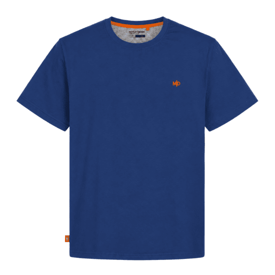 Motley Denim Stockholm T-shirt Royal Blue - Tričká - Nadrozmerné tričká - 2XL-14XL