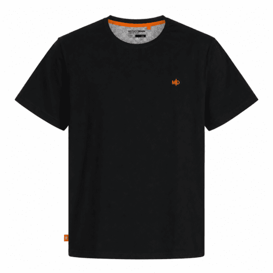 Motley Denim Stockholm T-shirt Black - Tričká - Nadrozmerné tričká - 2XL-14XL