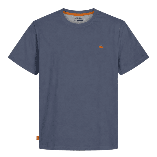 Motley Denim Stockholm T-shirt Light Indigo - Tričká - Nadrozmerné tričká - 2XL-14XL
