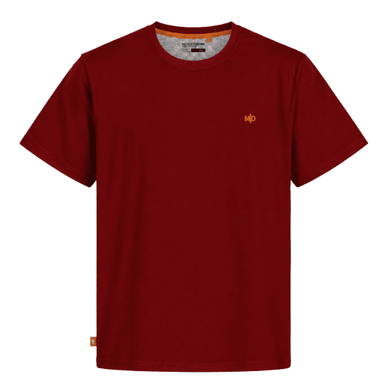 Motley Denim Stockholm T-shirt Red - Tričká - Nadrozmerné tričká - 2XL-14XL