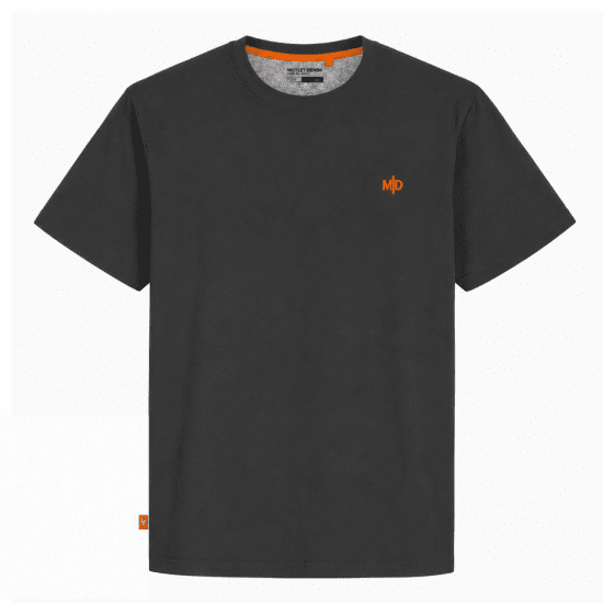 Motley Denim Stockholm T-shirt Charcoal - Tričká - Nadrozmerné tričká - 2XL-14XL