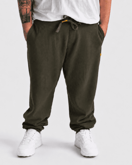 Motley Denim Berlin Sweatpants Dark Khaki - Tepláky & teplákové kraťasy - Tepláky & Teplákové kraťasy - 2XL-12XL