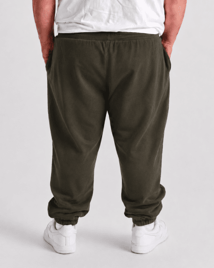 Motley Denim Berlin Sweatpants Dark Khaki - Tepláky & teplákové kraťasy - Tepláky & Teplákové kraťasy - 2XL-12XL