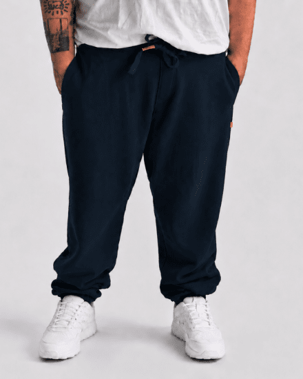 Motley Denim Berlin Sweatpants Navy - Tepláky & teplákové kraťasy - Tepláky & Teplákové kraťasy - 2XL-12XL