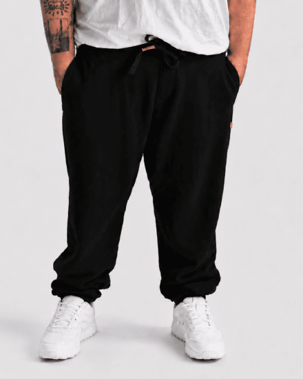 Motley Denim Berlin Sweatpants Black - Tepláky & teplákové kraťasy - Tepláky & Teplákové kraťasy - 2XL-12XL