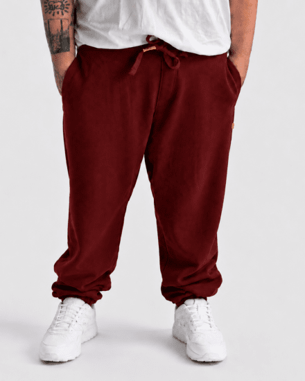 Motley Denim Berlin Sweatpants Red - Tepláky & teplákové kraťasy - Tepláky & Teplákové kraťasy - 2XL-12XL