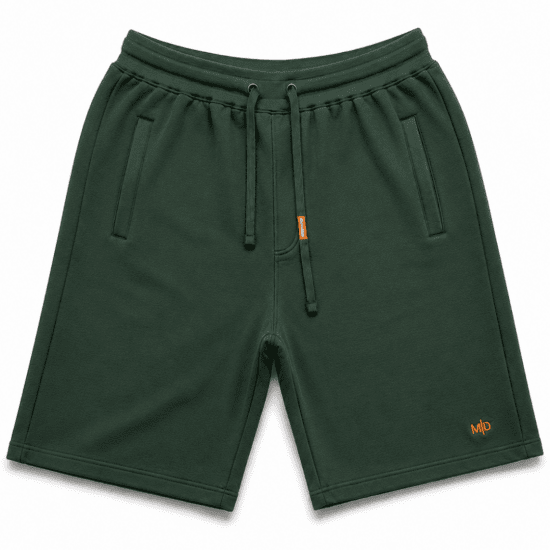 Motley Denim Paris Sweatshorts Racing Green - Tepláky & teplákové kraťasy - Tepláky & Teplákové kraťasy - 2XL-12XL
