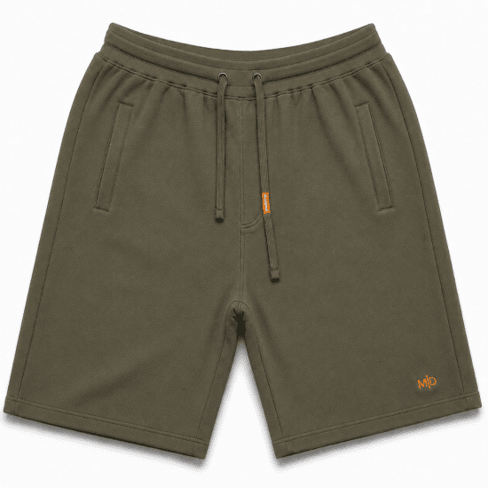 Motley Denim Paris Sweatshorts Dark Khaki - Tepláky & teplákové kraťasy - Tepláky & Teplákové kraťasy - 2XL-12XL