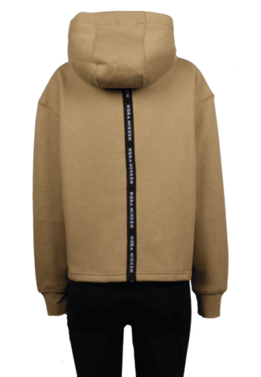 Nora Mikken GERTRUD Cropped Hoodie Camel - DÁMSKE OBLEČENIE XS-XXL - 