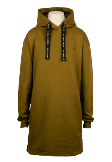 Nora Mikken KRISTINA Long Hoodie Camel - Mikiny & Mikiny bez kapucne - 