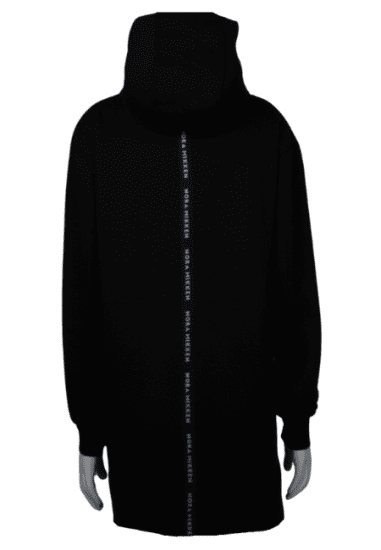Nora Mikken KADRI Long Hoodie Black - Mikiny & mikiny bez kapucne - 