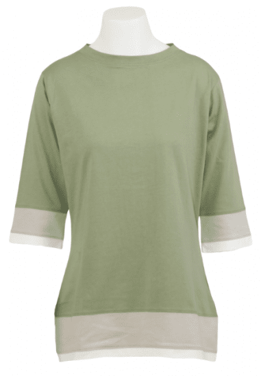Nora Mikken ANNELI T-Shirt Green - Tričká - 