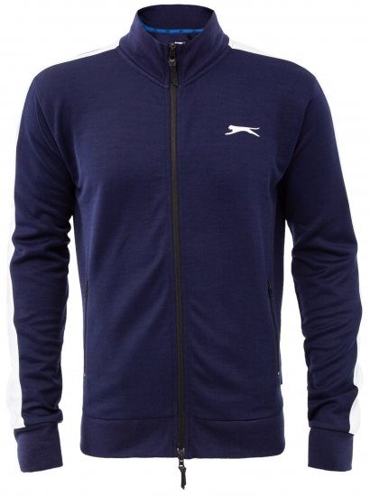 Slazenger Vince Track Jacket Navy - Mikiny & mikiny bez kapucne - Mikiny & Mikiny s Kapucňou 2XL-12XL
