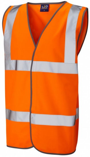 Leo Tarka Waistcoat Hi-Vis Orange - Pracovné odevy - Pracovné Odevy 3XL-6XL