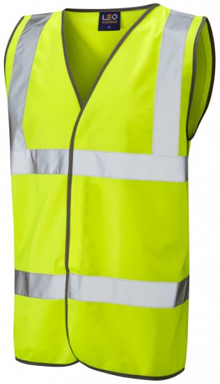 Leo Tarka Waistcoat Hi-Vis Yellow - Pracovné odevy - Pracovné Odevy 3XL-6XL