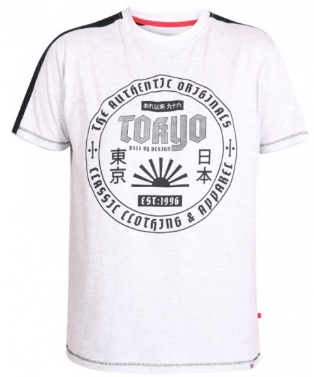 D555 Walton T-shirt White - Tričká - Nadrozmerné tričká - 2XL-14XL