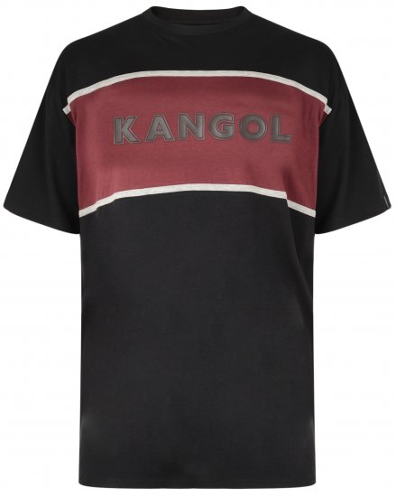 Kangol Whistler T-shirt Black - Tričká - Nadrozmerné tričká - 2XL-14XL