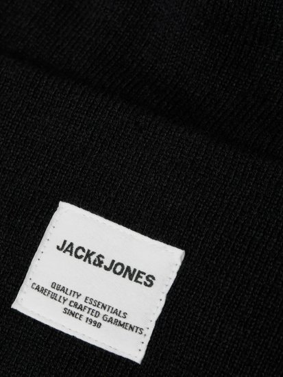 Jack & Jones Long Knit Čiapka Čierna - Čiapky - 