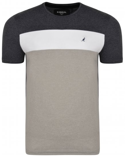 Kangol Zeek T-shirt Grey - Tričká - Nadrozmerné tričká - 2XL-14XL